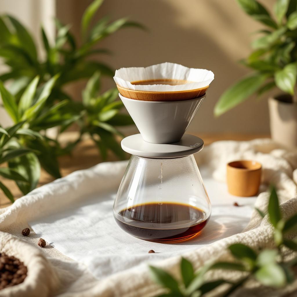 BrewCraft Pour-Over Set — Experience artisan coffee brewing with the precision-engineered BrewCraft Pour-O