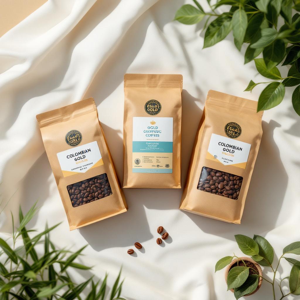 Colombian Gold Selection — Explore rich Colombian flavors with three premium single-origin coffees in a sty